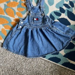 vintage Tommy Hilfiger toddler Jean dress